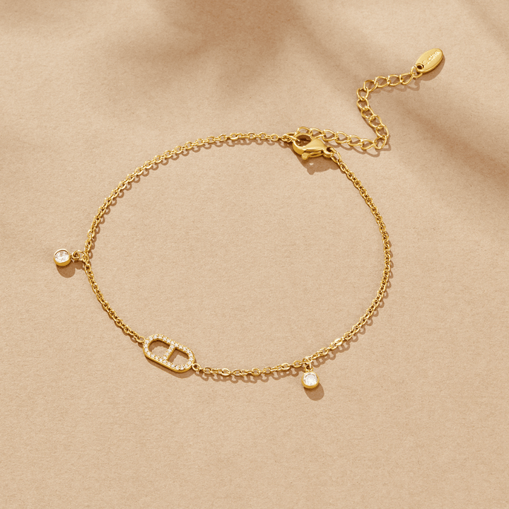 Eliza’s Radiant Shine Ankle Bracelet