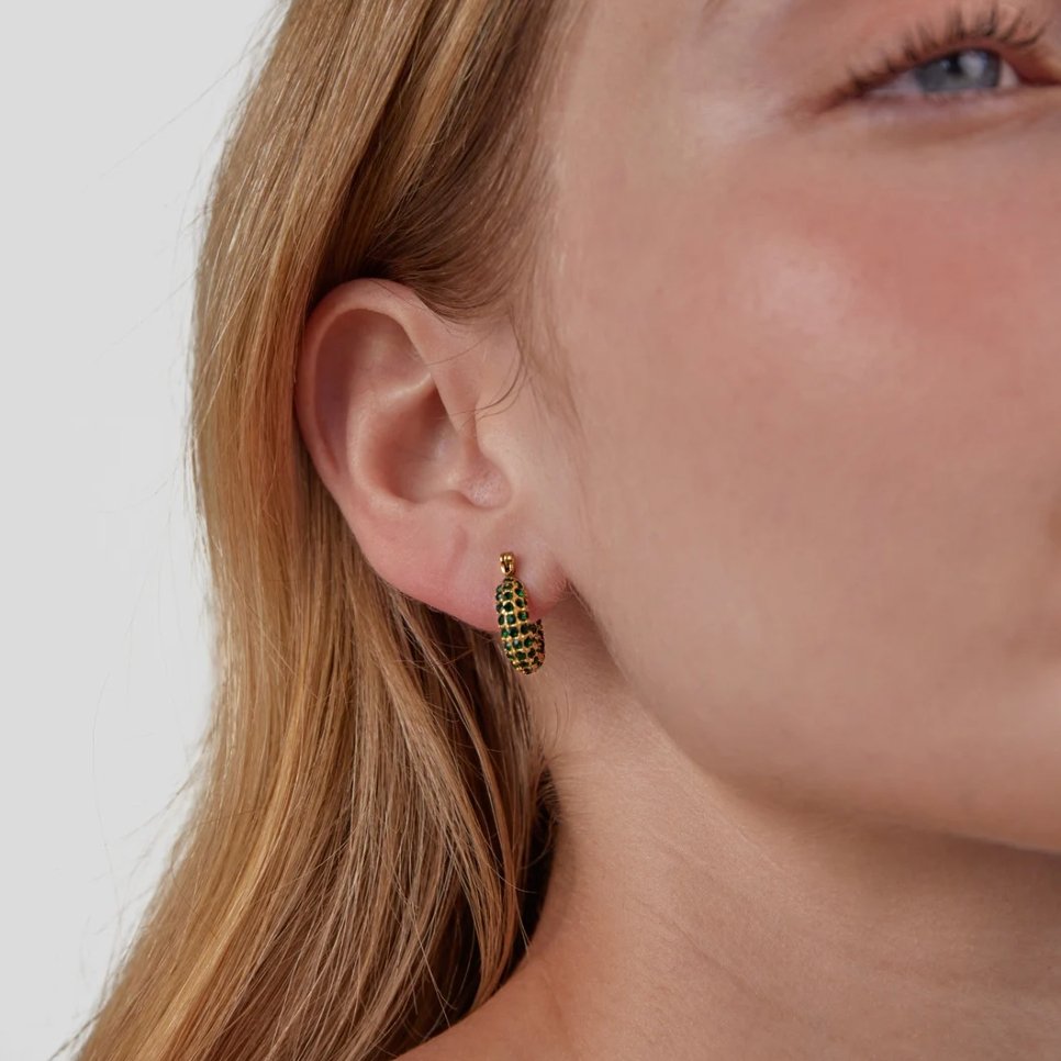 Radiant Glow Hoops
