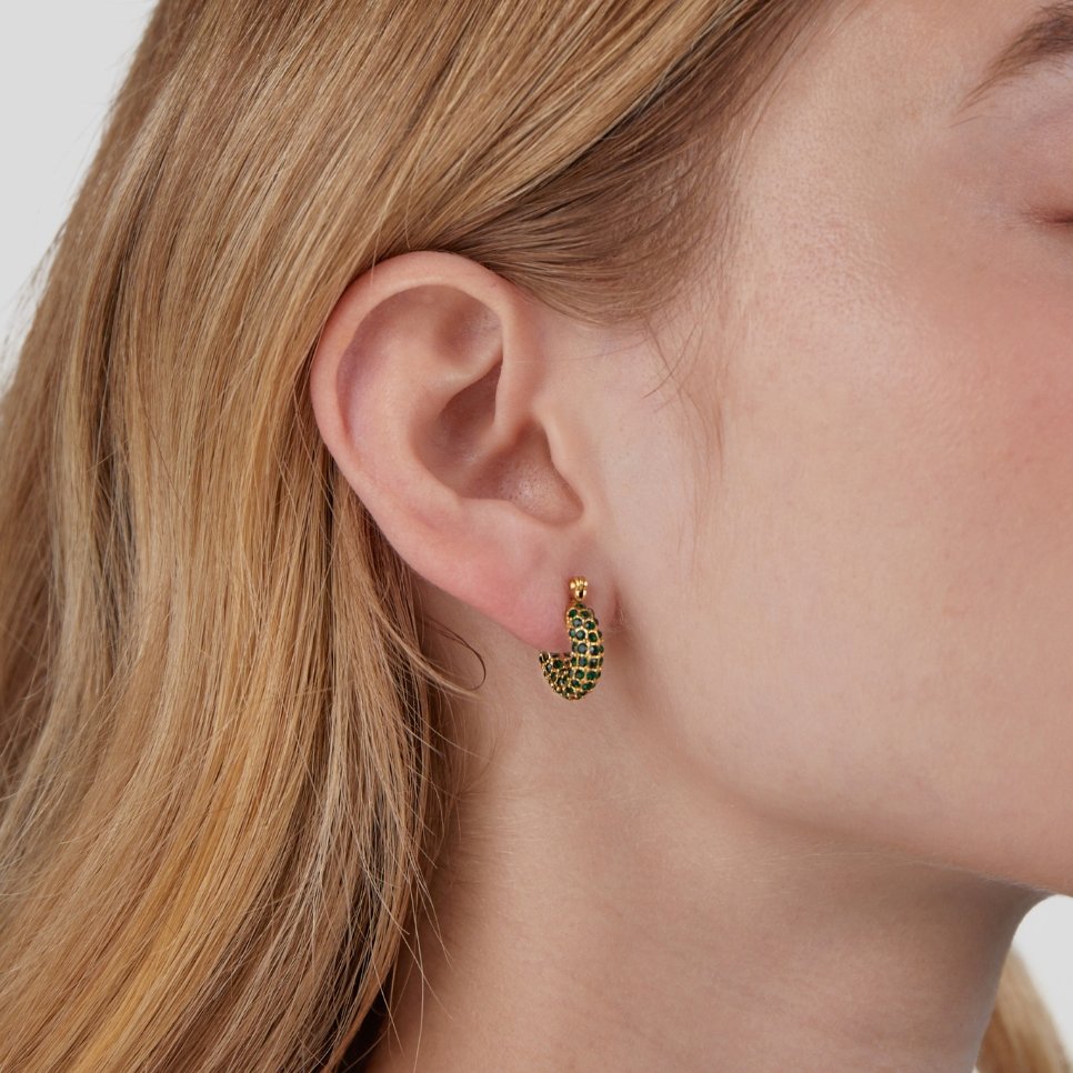 Radiant Glow Hoops