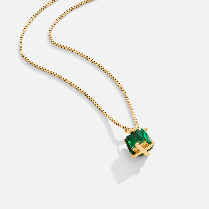 Radiant Emerald Glow Pendant