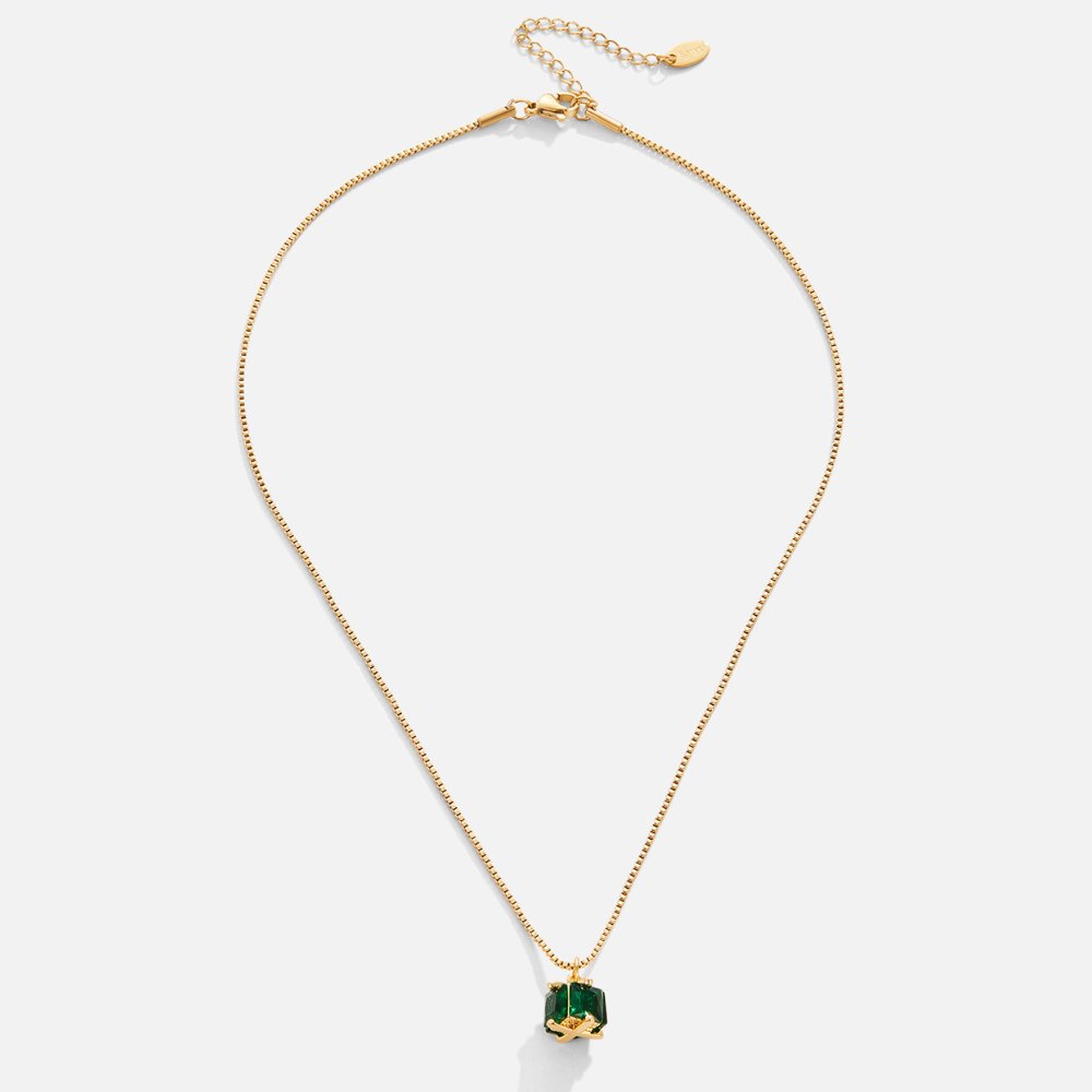 Radiant Emerald Glow Pendant