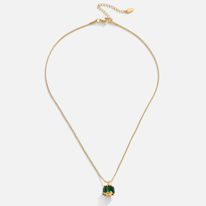 Radiant Emerald Glow Pendant