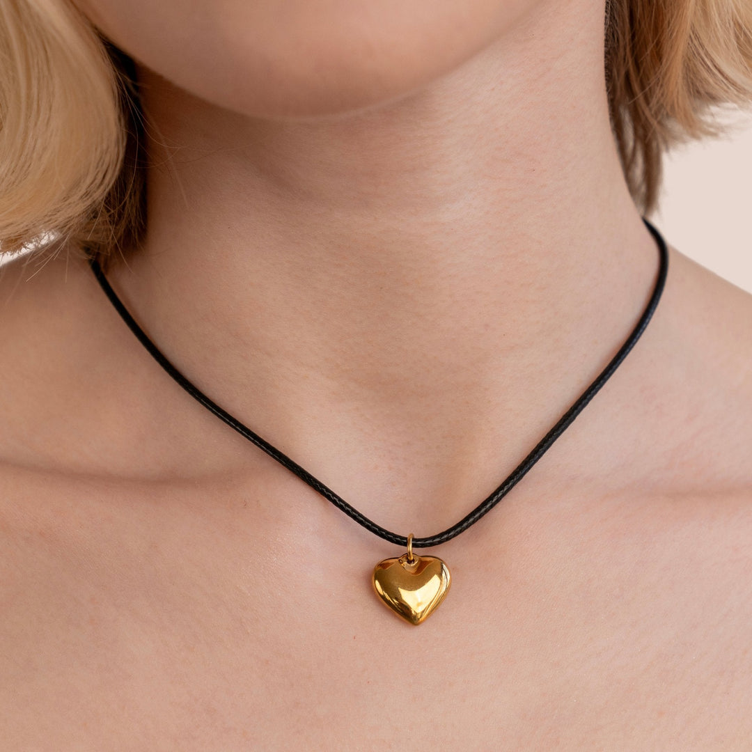Esme Heartbeat Charm Necklace