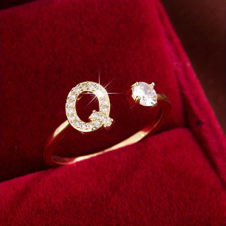 Letter – Initial Engraved in Light