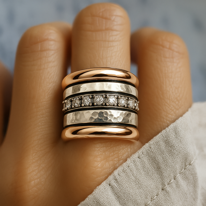 Golden Glow Stackable Ring
