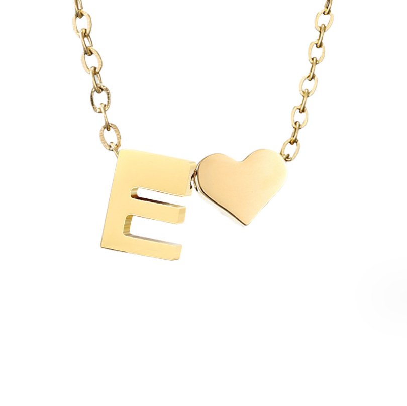 Forever Yours: Custom Letter Necklace