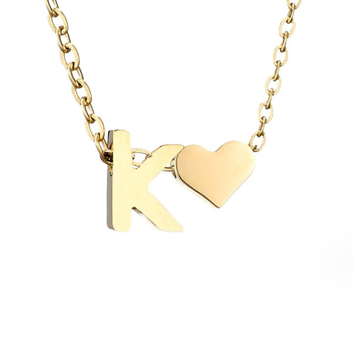 Forever Yours: Custom Letter Necklace