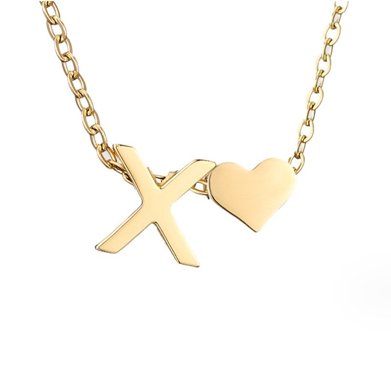 Forever Yours: Custom Letter Necklace