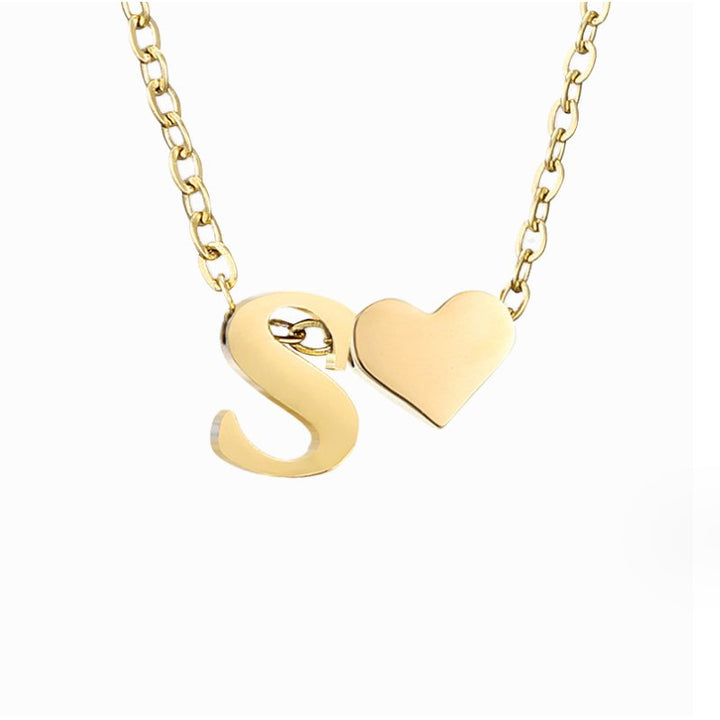 Forever Yours: Custom Letter Necklace