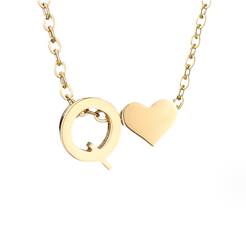 Forever Yours: Custom Letter Necklace