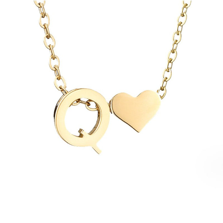Forever Yours: Custom Letter Necklace