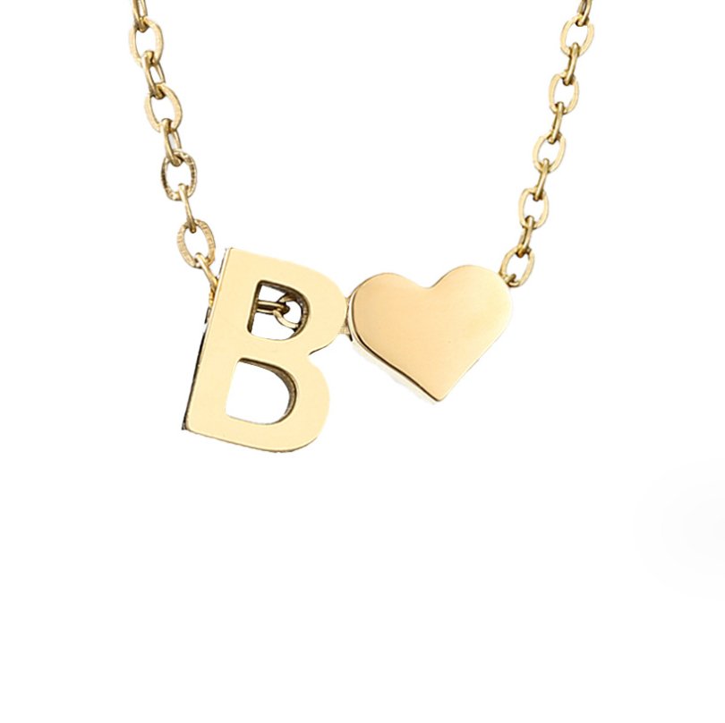 Forever Yours: Custom Letter Necklace