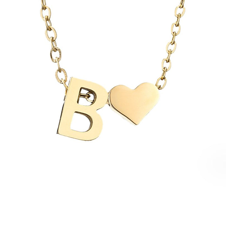 Forever Yours: Custom Letter Necklace