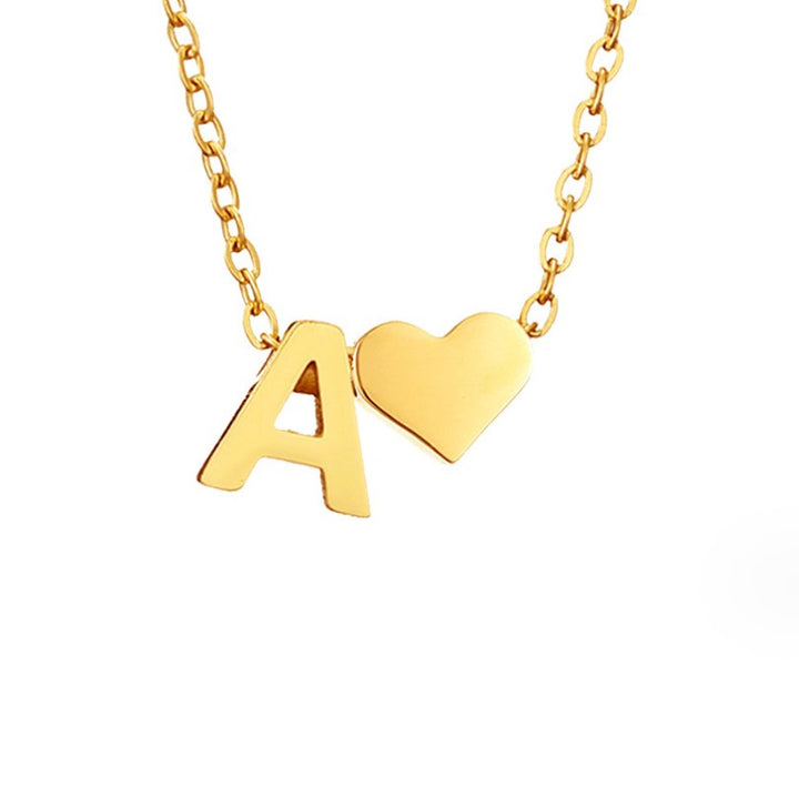 Forever Yours: Custom Letter Necklace