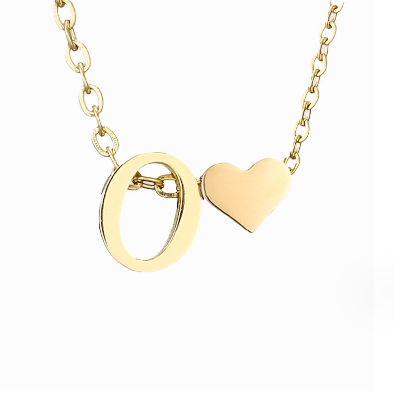 Forever Yours: Custom Letter Necklace