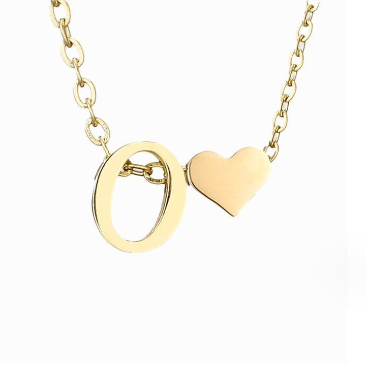 Forever Yours: Custom Letter Necklace