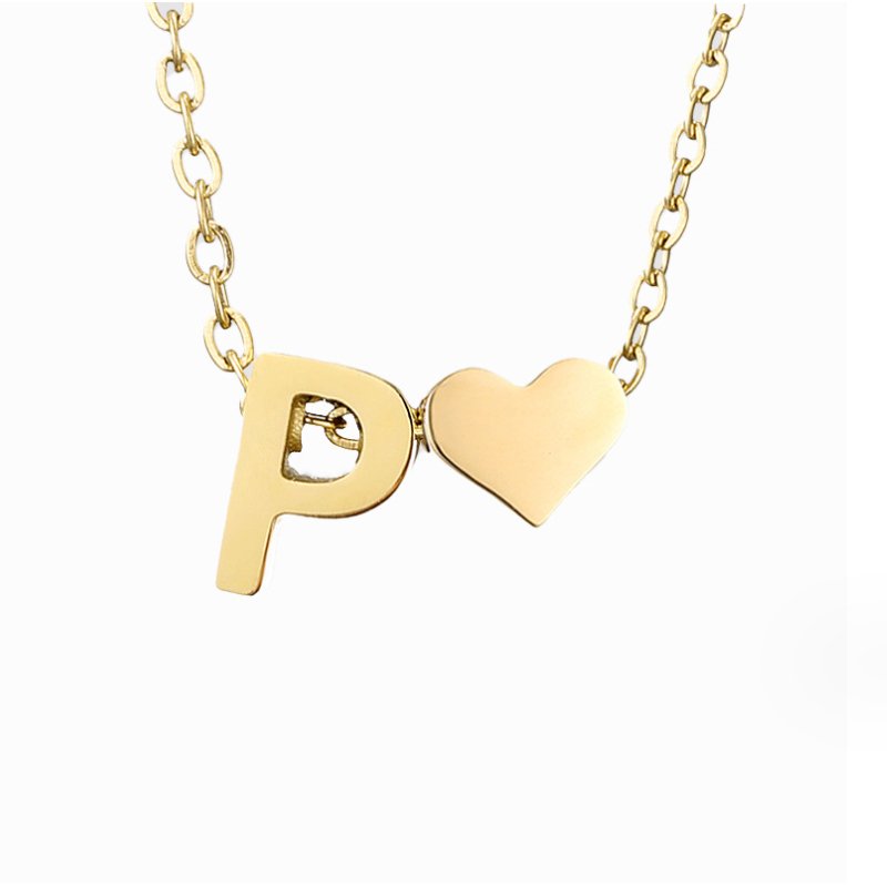 Forever Yours: Custom Letter Necklace