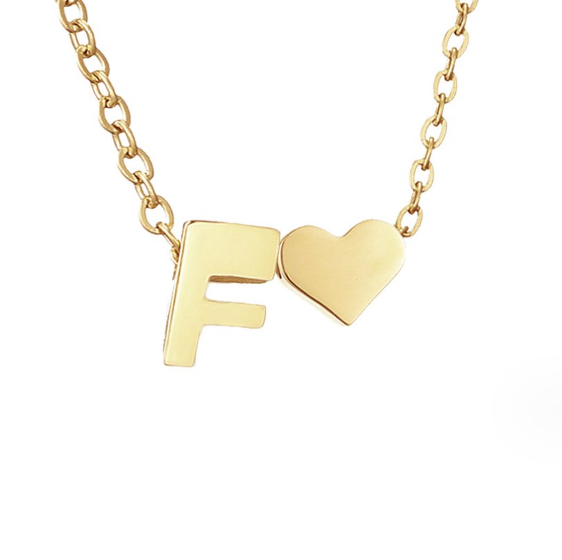 Forever Yours: Custom Letter Necklace
