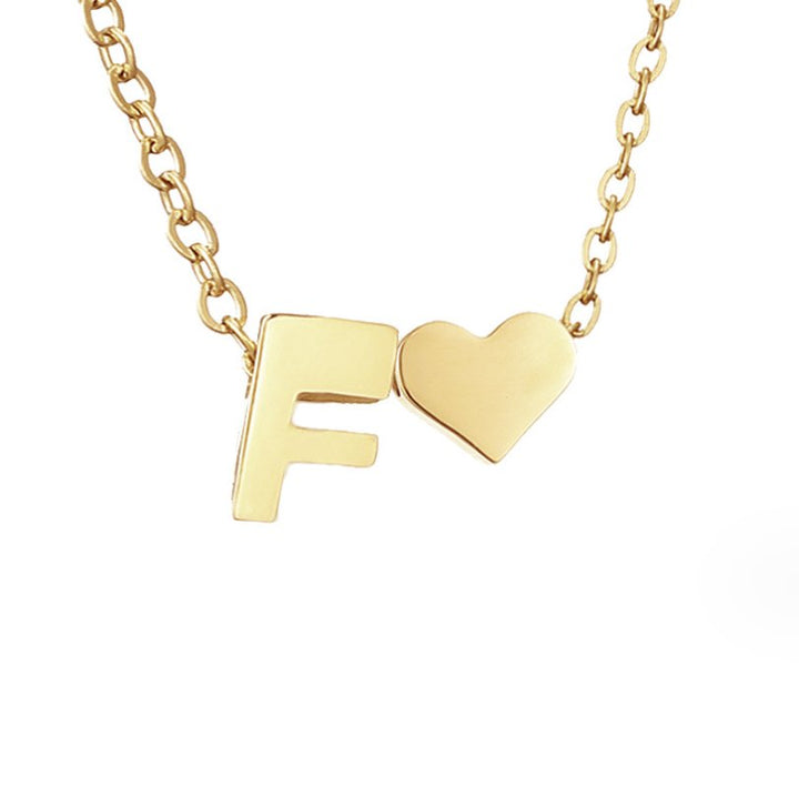 Forever Yours: Custom Letter Necklace