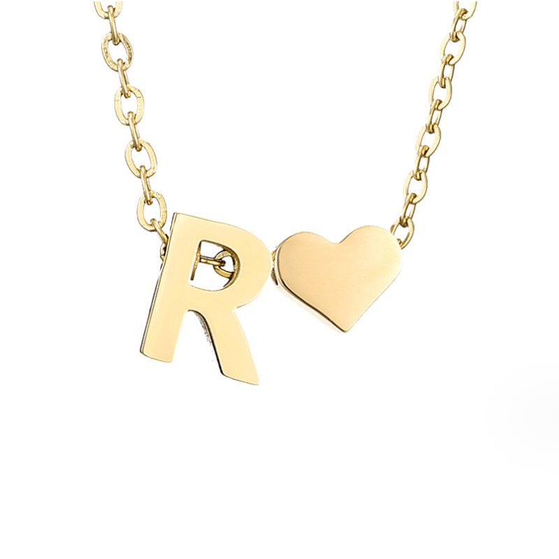 Forever Yours: Custom Letter Necklace