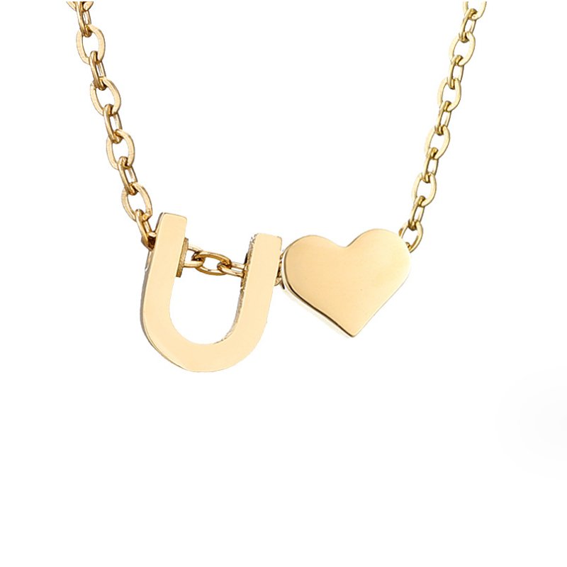 Forever Yours: Custom Letter Necklace