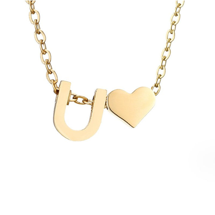 Forever Yours: Custom Letter Necklace