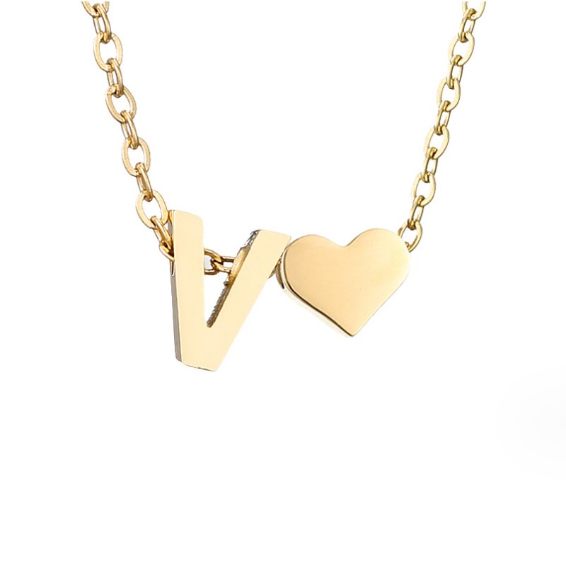 Forever Yours: Custom Letter Necklace