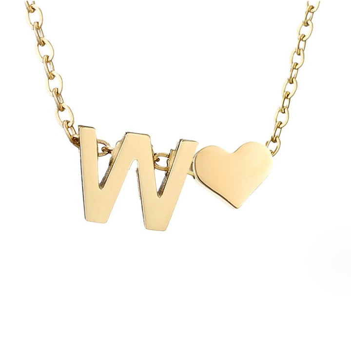 Forever Yours: Custom Letter Necklace