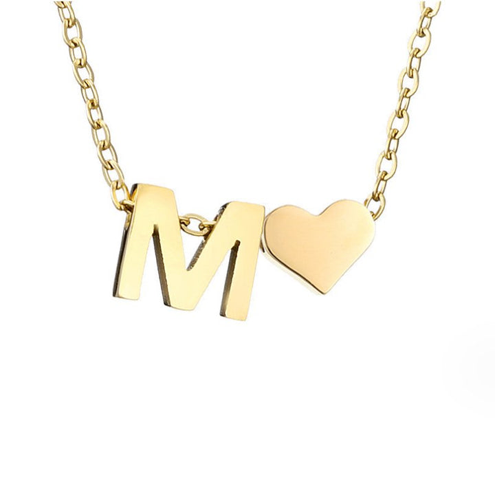 Forever Yours: Custom Letter Necklace