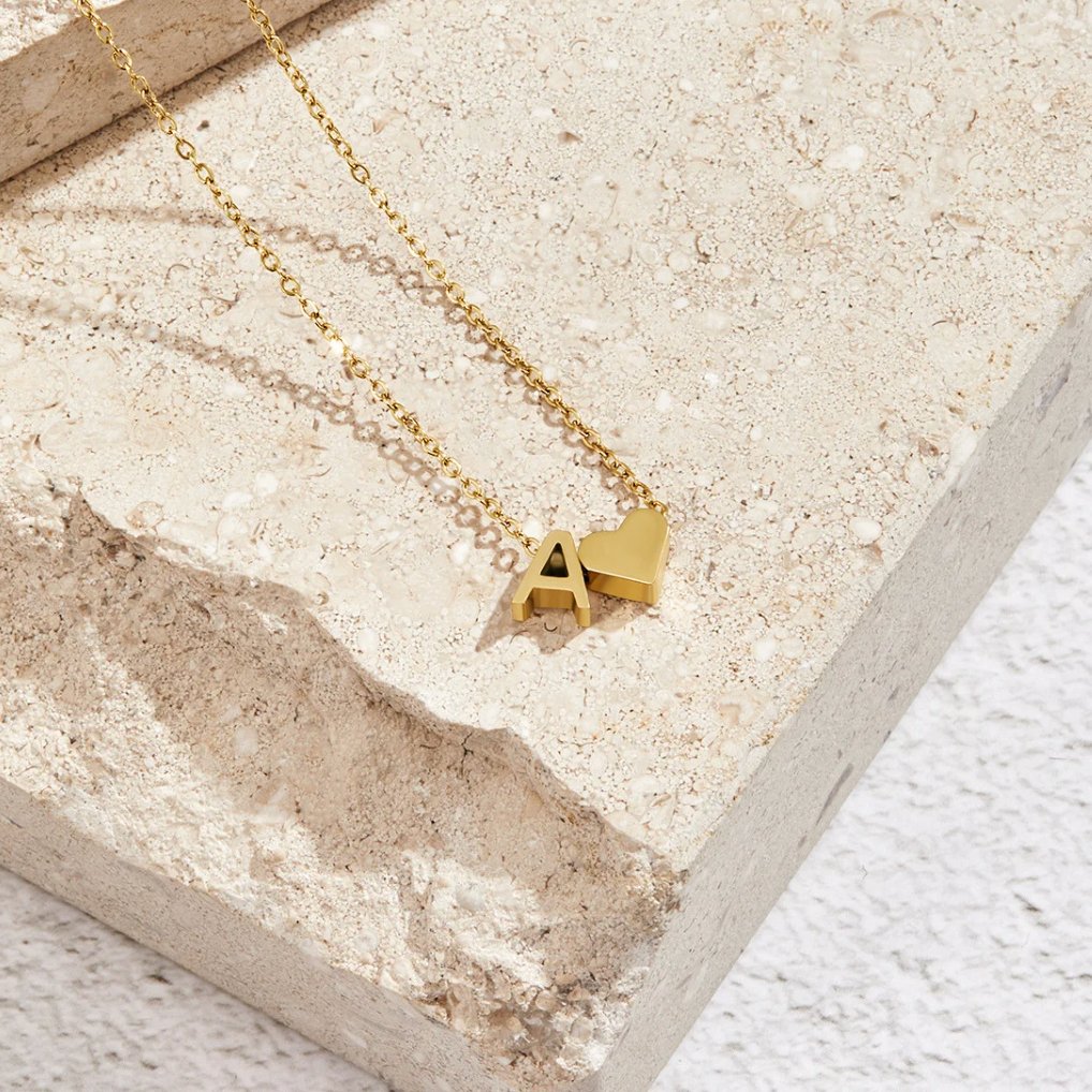 Forever Yours: Custom Letter Necklace