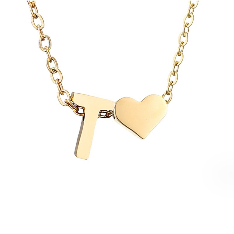 Forever Yours: Custom Letter Necklace