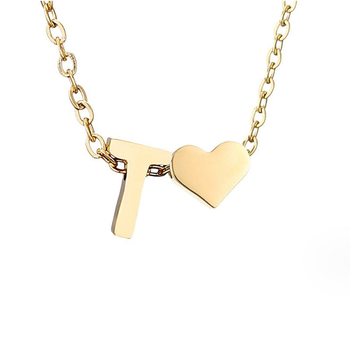 Forever Yours: Custom Letter Necklace