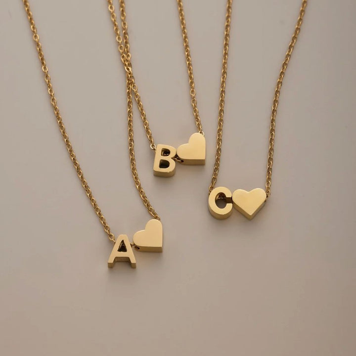 Forever Yours: Custom Letter Necklace