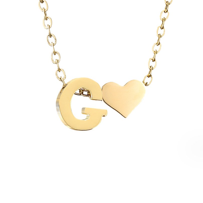 Forever Yours: Custom Letter Necklace