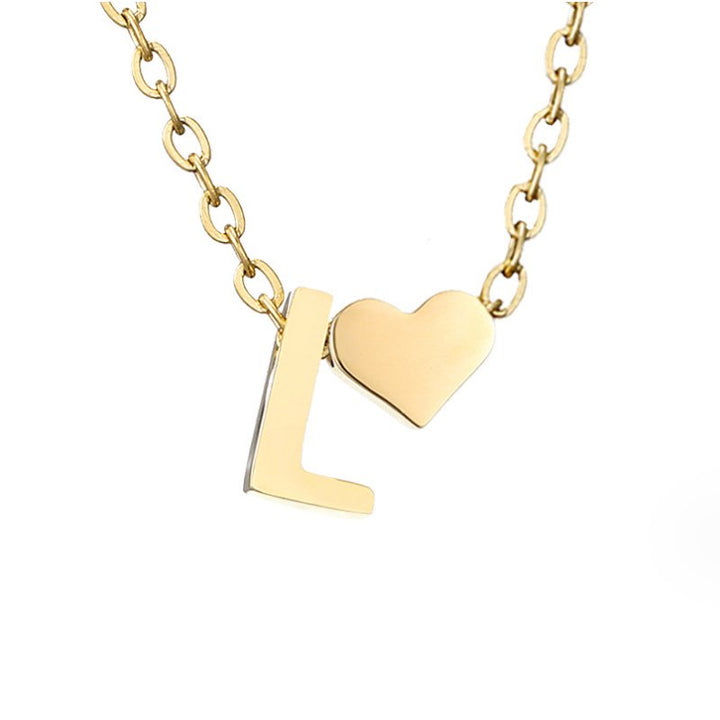 Forever Yours: Custom Letter Necklace