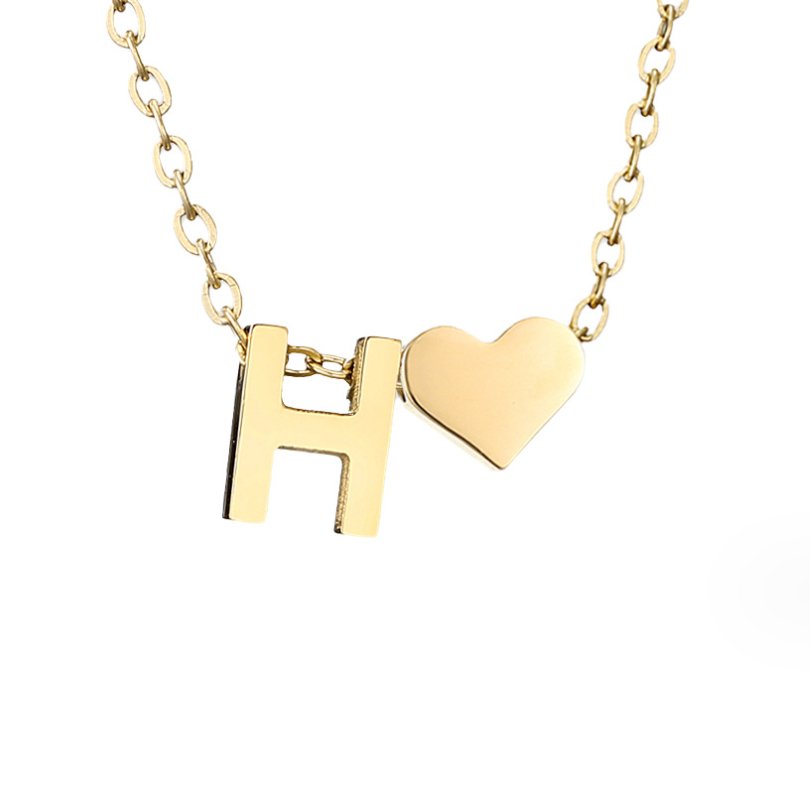Forever Yours: Custom Letter Necklace