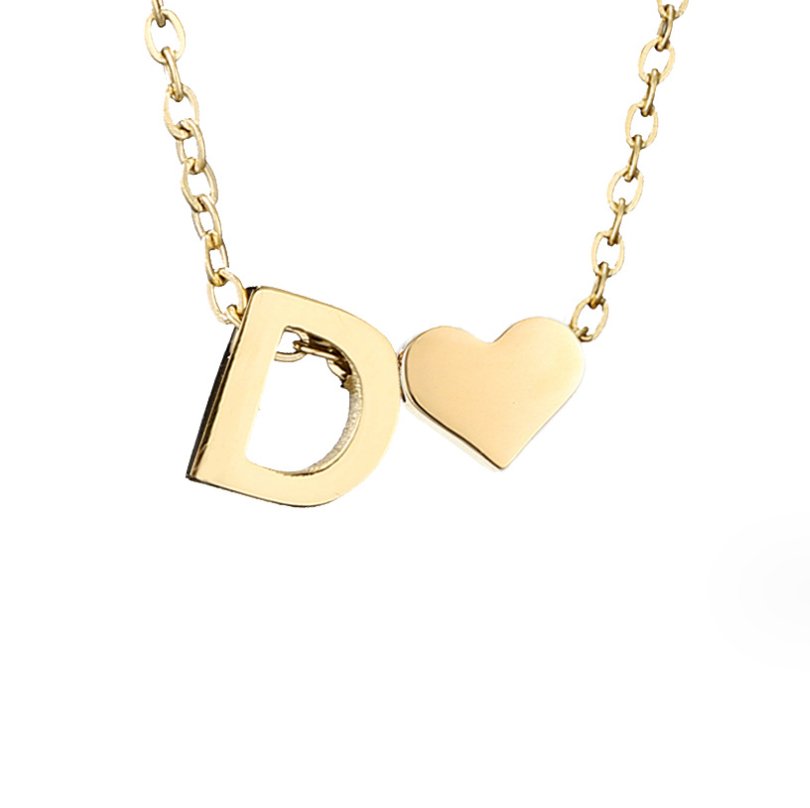 Forever Yours: Custom Letter Necklace