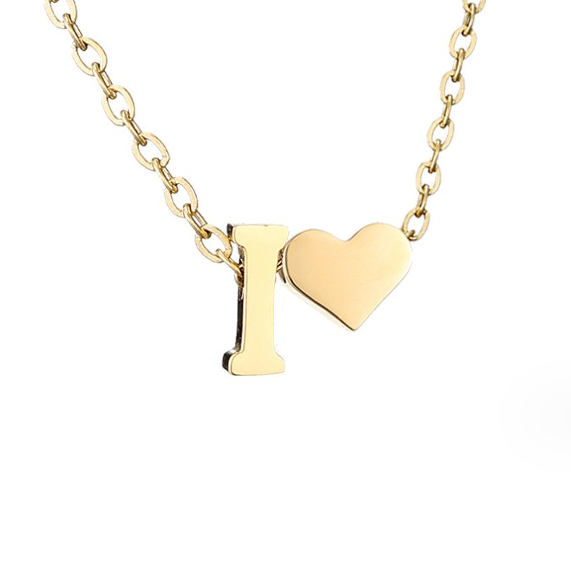 Forever Yours: Custom Letter Necklace