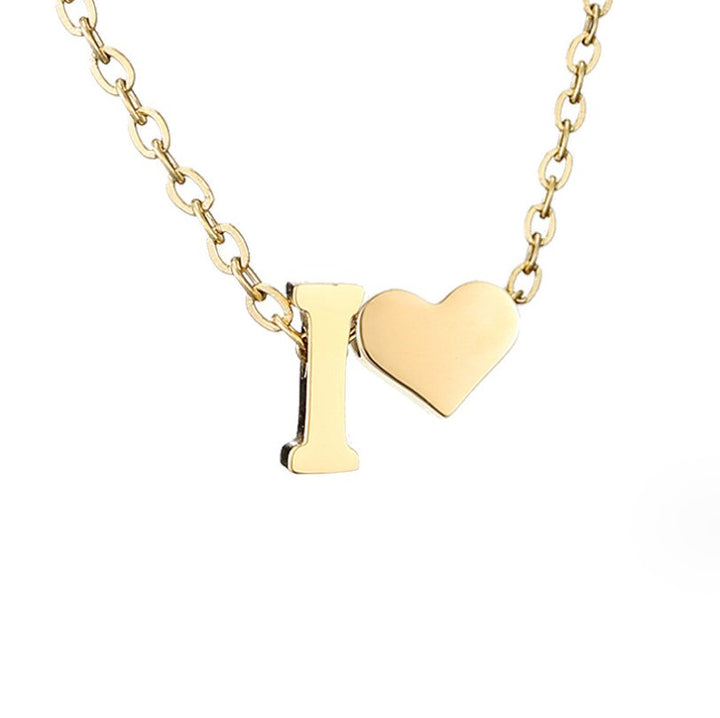 Forever Yours: Custom Letter Necklace