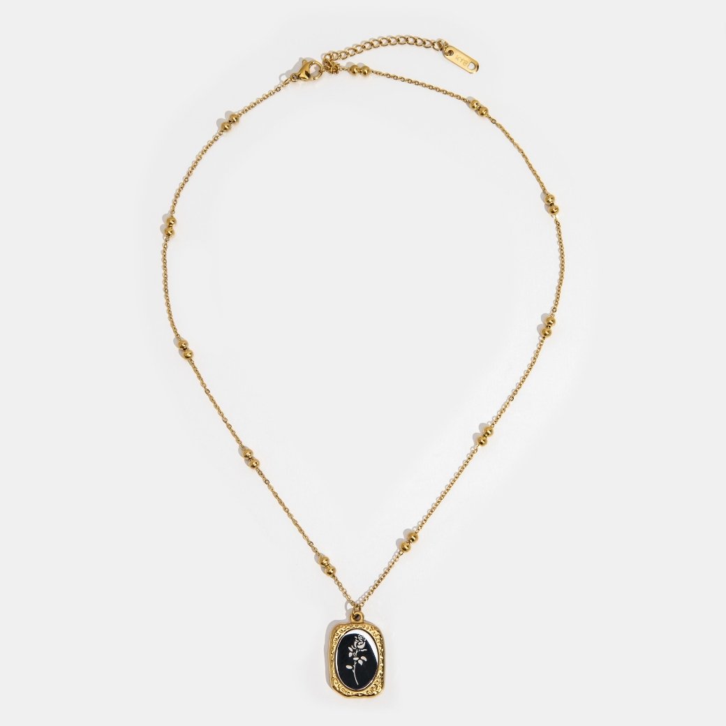 Rose Whisper Necklace: Delicate Love Charm
