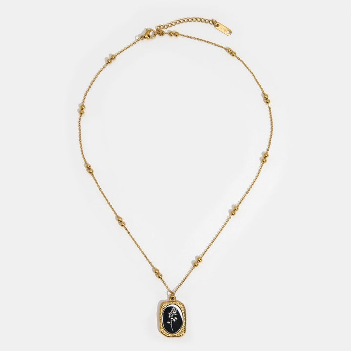 Rose Whisper Necklace: Delicate Love Charm
