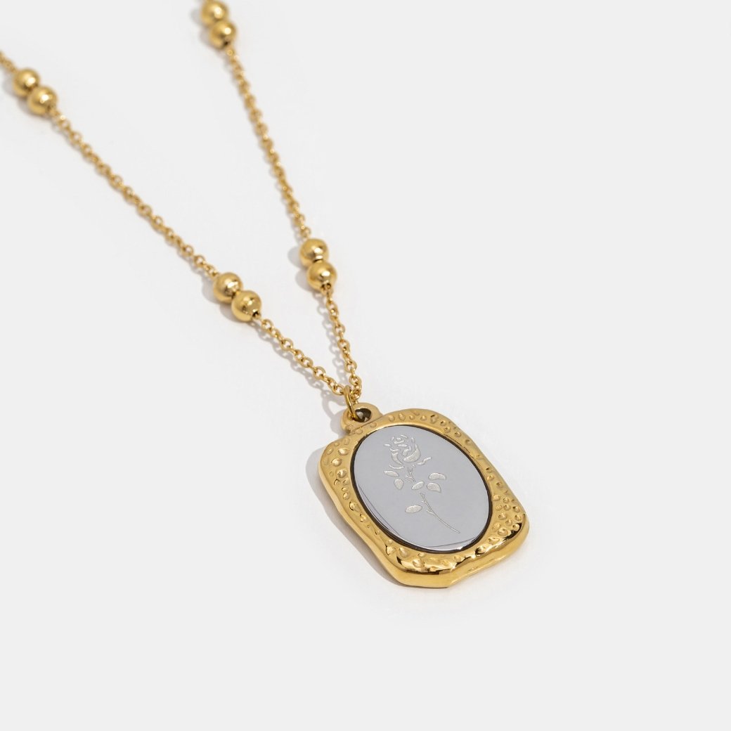 Rose Whisper Necklace: Delicate Love Charm