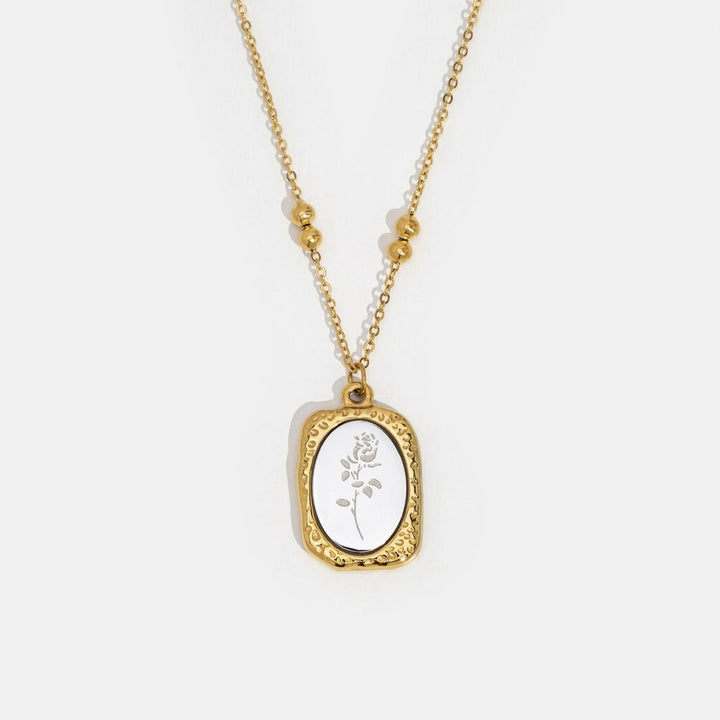 Rose Whisper Necklace: Delicate Love Charm