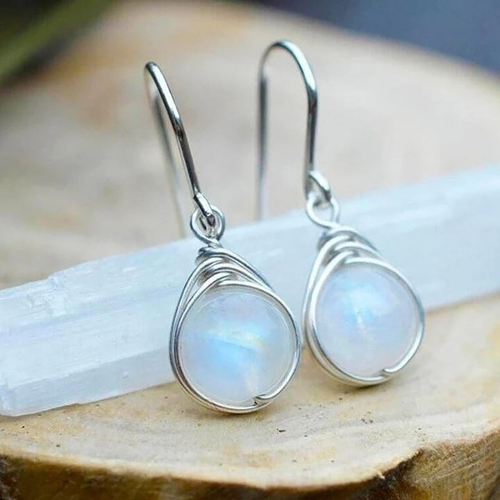 Lunar Glow Drop Earrings