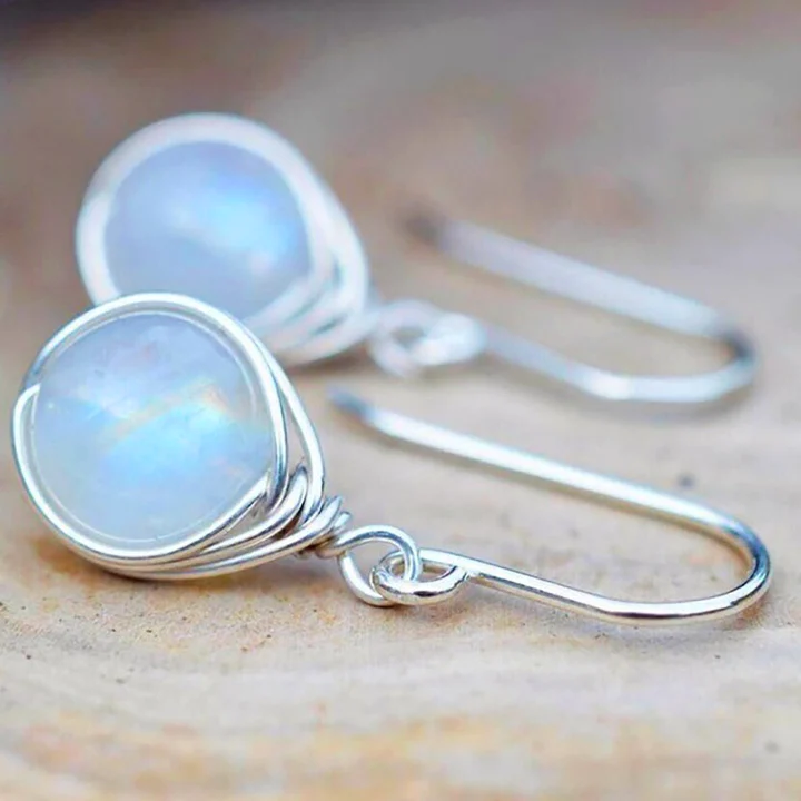 Lunar Glow Drop Earrings