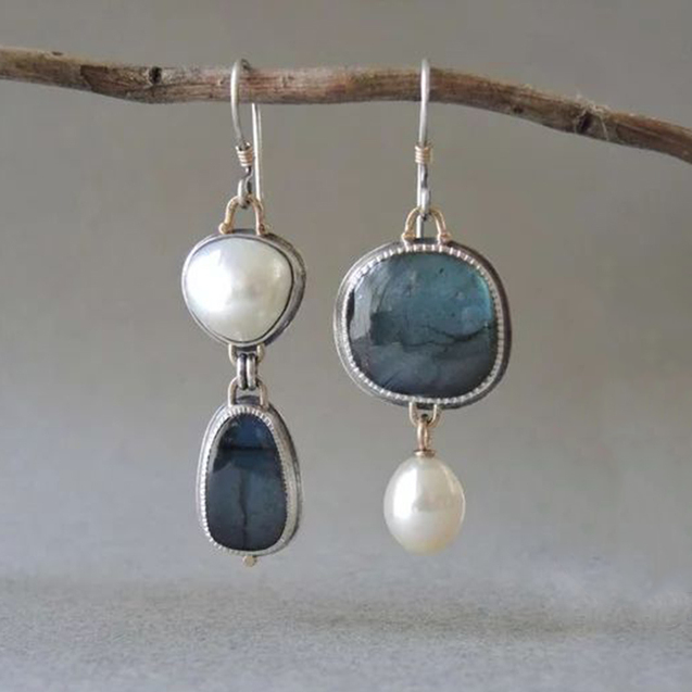 Timeless Blue Elegance Earrings