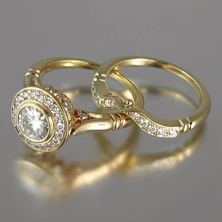 Timeless Sparkle Ring Set