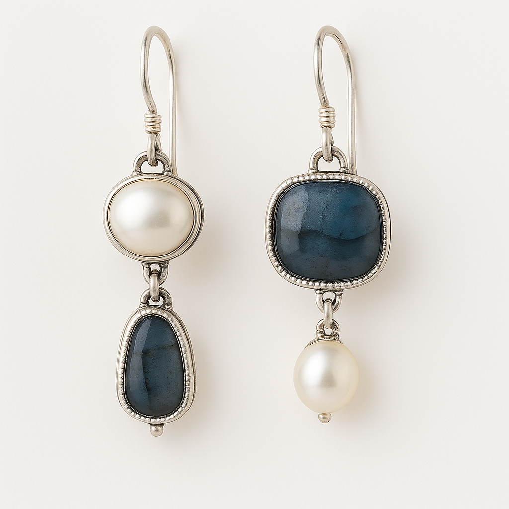 Timeless Blue Elegance Earrings