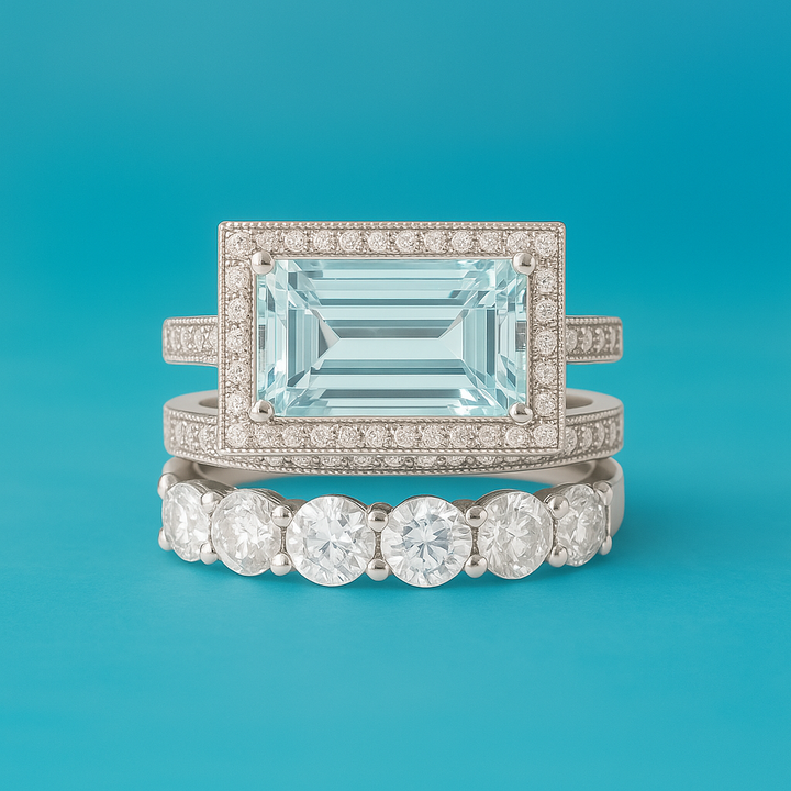 Timeless Turquoise Glow Ring Set