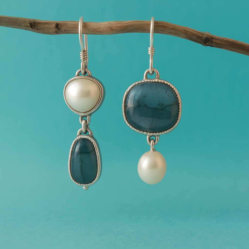 Timeless Blue Elegance Earrings